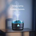 DP-167C 280ml Volcano Effect Ultrasonic Humidifier and Aroma Diffuser - Black