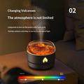 DP-167C 280ml Volcano Effect Ultrasonic Humidifier and Aroma Diffuser - Black