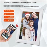DPF-1008Y 10.1" Digital Photo Frame w. Touchscreen - White