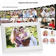 DPF-1008Y 10.1" Digital Photo Frame w. Touchscreen - White