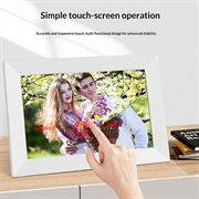 DPF-1008Y 10.1" Digital Photo Frame w. Touchscreen - White