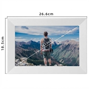 DPF-1008Y 10.1" Digital Photo Frame w. Touchscreen - White