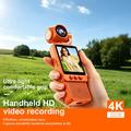 DV09 Clip-On 4K WiFi Pocket Camera with Rotating Lens - Orange