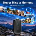 DV200 2.7K Hat Clip Action Camera with App Control - Black
