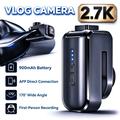 DV200 2.7K Hat Clip Action Camera with App Control - Black