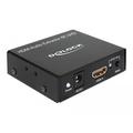 DeLock HDMI Audio Extractor - 4K @ 30Hz - Black