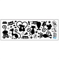 Decorative Light Switch Black Cat Wall Sticker