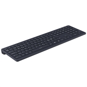 Deltaco TB-907 Full-Size Scissor Wireless Keyboard with AI Key - Nordic Layout - Dark Grey