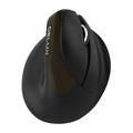 Delux M618 Mini Jet Gold Ergonomic Vertical Mouse - Bluetooth 4.0, 2.4GHz, 2400 DPI - Black