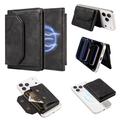 Detachable MagSafe Card Holder / RFID Blocking Wallet - Black