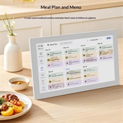 Digital Family Organizer with Touchscreen Display - 15.6" - White