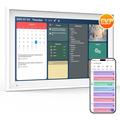 Digital Family Organizer with Touchscreen Display - 15.6" - White