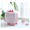 Dinosaur Design Kids Digital Alarm Clock - Pink