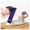 Docking Station with QI Wireless Charger UD15 - White