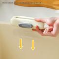 Double-Sided Kitchen Knife Cleaning Brush - Grey / White