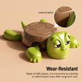 Dowmoo 3D Eyes Funny Turtle Coaster - Green / Brown