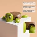 Dowmoo 3D Eyes Funny Turtle Coaster - Green / Brown