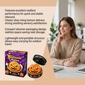 Dowmoo Halloween Mystery Dumpling Squishy Toy - Orange Pumpkin
