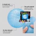 Dowmoo Mini Sports Ball Squeeze Toy / Stress Relief Toy - Basketball / Blauw
