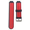 Dual-Color Garmin Forerunner 235/630/735 Silicone Sports Strap - Red / Black
