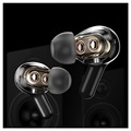 Dual-Driver TWS Earphones with LED Display T22 - Black