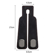 Dual Headrest Bag Hanger - Perfect for Bags, Coats and More - Black