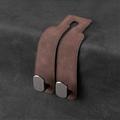 Dual Headrest Bag Hanger - Perfect for Bags, Coats and More - Brown