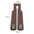 Dual Headrest Bag Hanger - Perfect for Bags, Coats and More - Brown