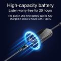 Dual Link 2-in-1 Bluetooth Audio Adapter for Airplane, Car, Home - Black