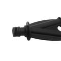 Dual Water Feed Outboard Motor Flusher Muffs - Round - Black
