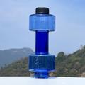 Dumbbell-Shaped Water Bottle - 550ml - Blue