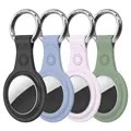 Dux Ducis Apple AirTag TPU Case with Keychain - 4 Pcs.