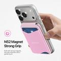 Dux Ducis Arch Magnetic MagSafe Card Holder with RFID - Pink
