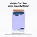 Dux Ducis Arch Magnetic MagSafe Card Holder with RFID - Purple