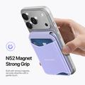 Dux Ducis Arch Magnetic MagSafe Card Holder with RFID - Purple