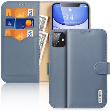 iPhone 11 Dux Ducis Hivo Wallet Leather Case - Baby Blue