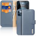 iPhone 12/12 Pro Dux Ducis Hivo Wallet Leather Case - Baby Blue