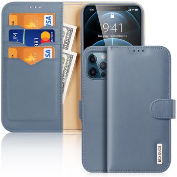 iPhone 12/12 Pro Dux Ducis Hivo Wallet Leather Case - Baby Blue