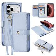 iPhone 18 Pro Max Dux Ducis Lawa Wallet Leather Case w. Magnetic Cover - Baby Blue