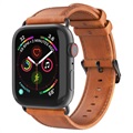 Dux Ducis Apple Watch Series 7/SE/6/5/4/3/2/1 Leather Strap - 41mm/40mm/38mm - Brown