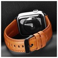 Dux Ducis Apple Watch Series 7/SE/6/5/4/3/2/1 Leather Strap - 41mm/40mm/38mm - Brown