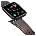 Dux Ducis Apple Watch Series 7/SE/6/5/4/3/2/1 Leather Strap - 41mm/40mm/38mm - Coffee