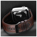 Dux Ducis Apple Watch Series 7/SE/6/5/4/3/2/1 Leather Strap - 41mm/40mm/38mm - Coffee