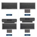 Dux Ducis Multifunctional Bluetooth Keyboard with Touchpad for Laptop, Tablet and Phone - Black