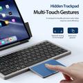 Dux Ducis Multifunctional Bluetooth Keyboard with Touchpad for Laptop, Tablet and Phone - Black