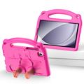 Samsung Galaxy Tab A9 Dux Ducis Panda Kids Shockproof Case - Hot Pink