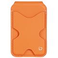 Dux Ducis Papo RFID Blocking Magnetic Card Holder and Stand - MagSafe Compatible - Orange