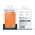 Dux Ducis Papo RFID Blocking Magnetic Card Holder and Stand - MagSafe Compatible - Orange