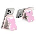 Dux Ducis Papo RFID Blocking Magnetic Card Holder and Stand - MagSafe Compatible - Pink