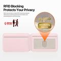 Dux Ducis Papo RFID Blocking Magnetic Card Holder and Stand - MagSafe Compatible - Pink